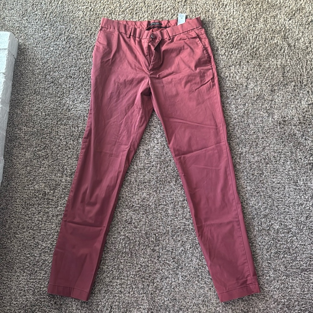 Banana Republic Maroon Black Pants 34 x 36​